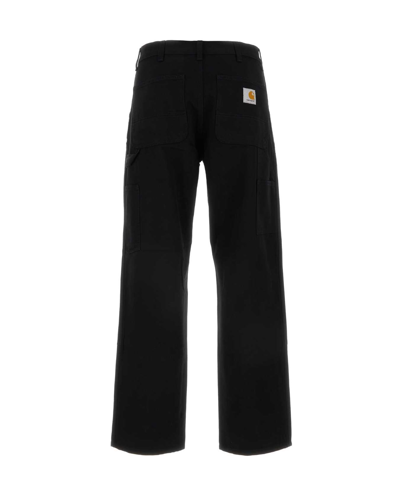 Carhartt Black Denim Double Knee Pant - BLACK