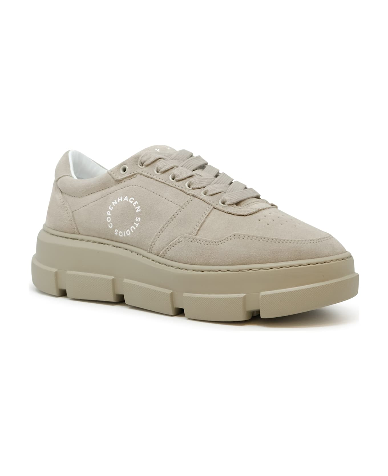 Copenhagen Suede Sneakers - LIGHT STONE