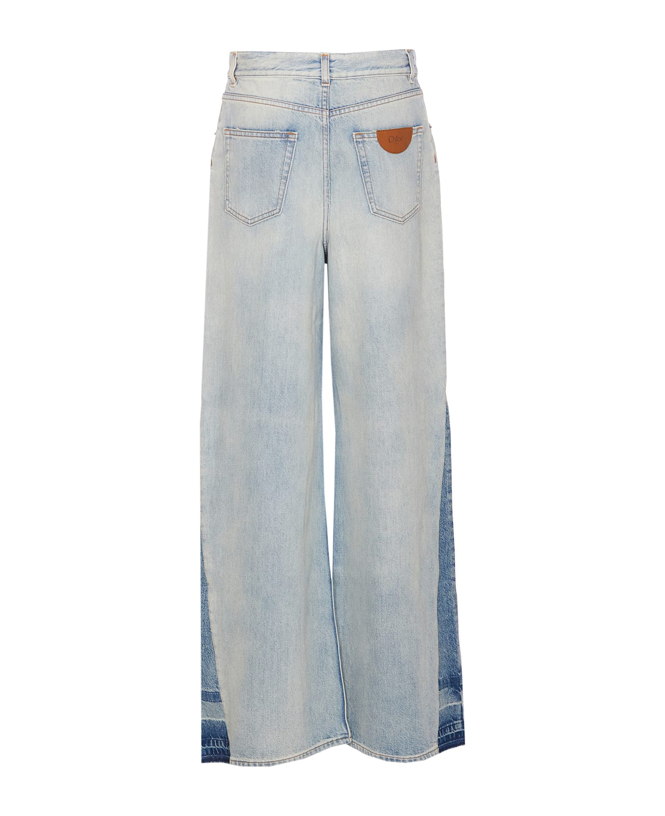 Chloé Dp00 Denim Wide Jeans - Blue