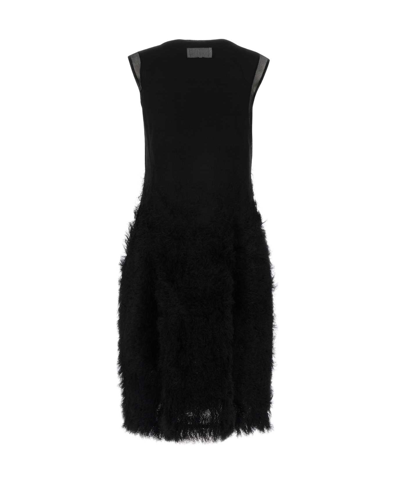 Maison Margiela Black Silk Retrograde Dress - BLUSH