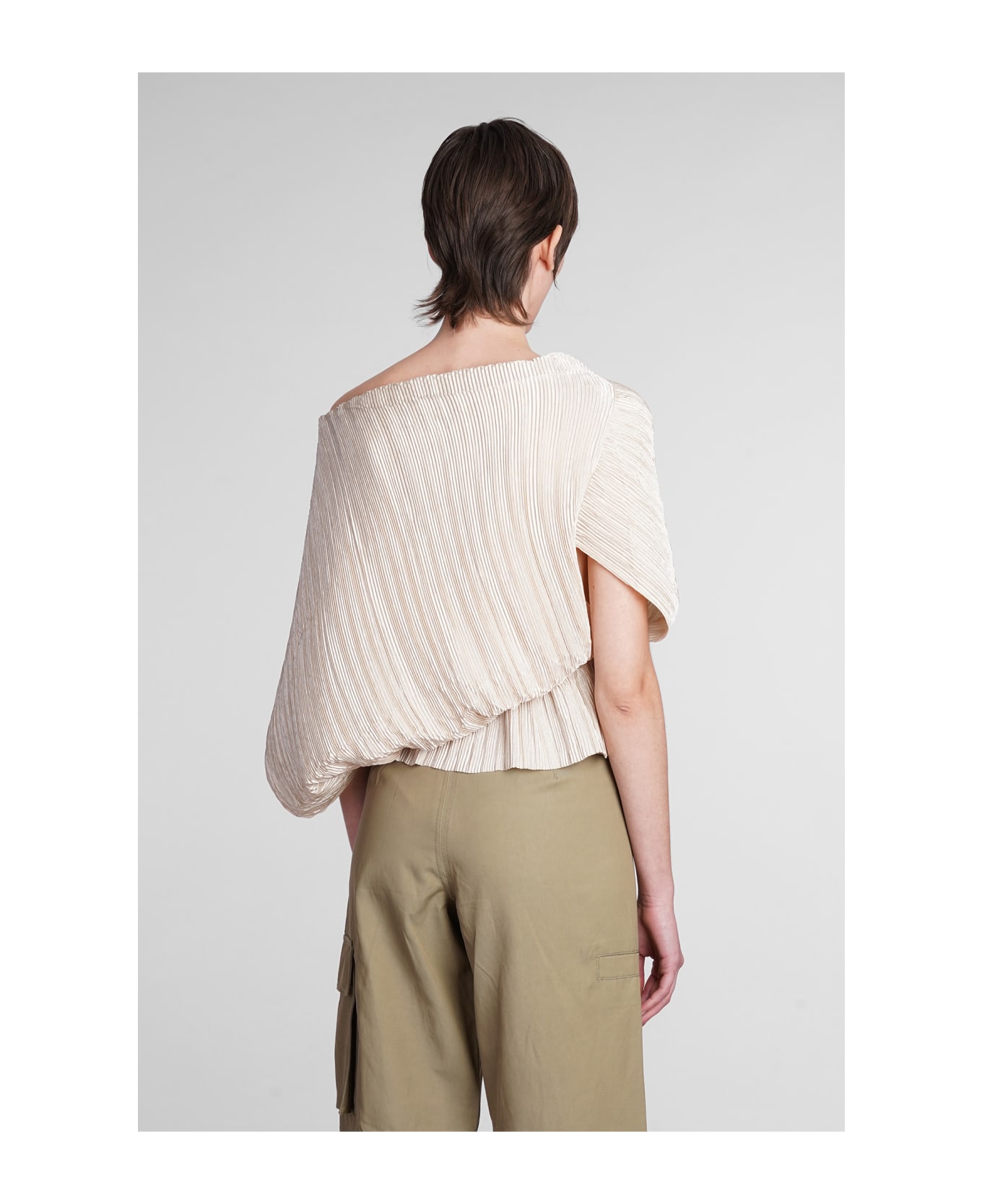 Cult Gaia Cami Topwear In Beige Polyester - beige トップス