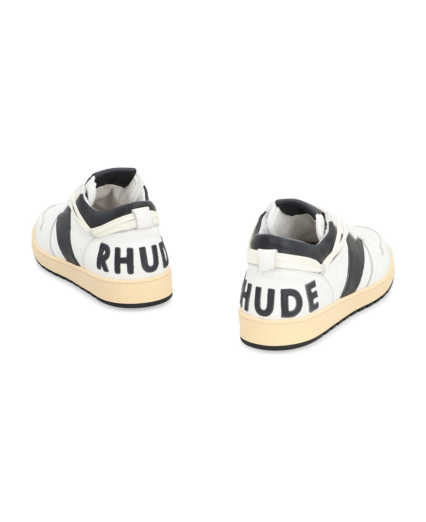 Rhude Rhecess Leather Low-top Sneakers - White
