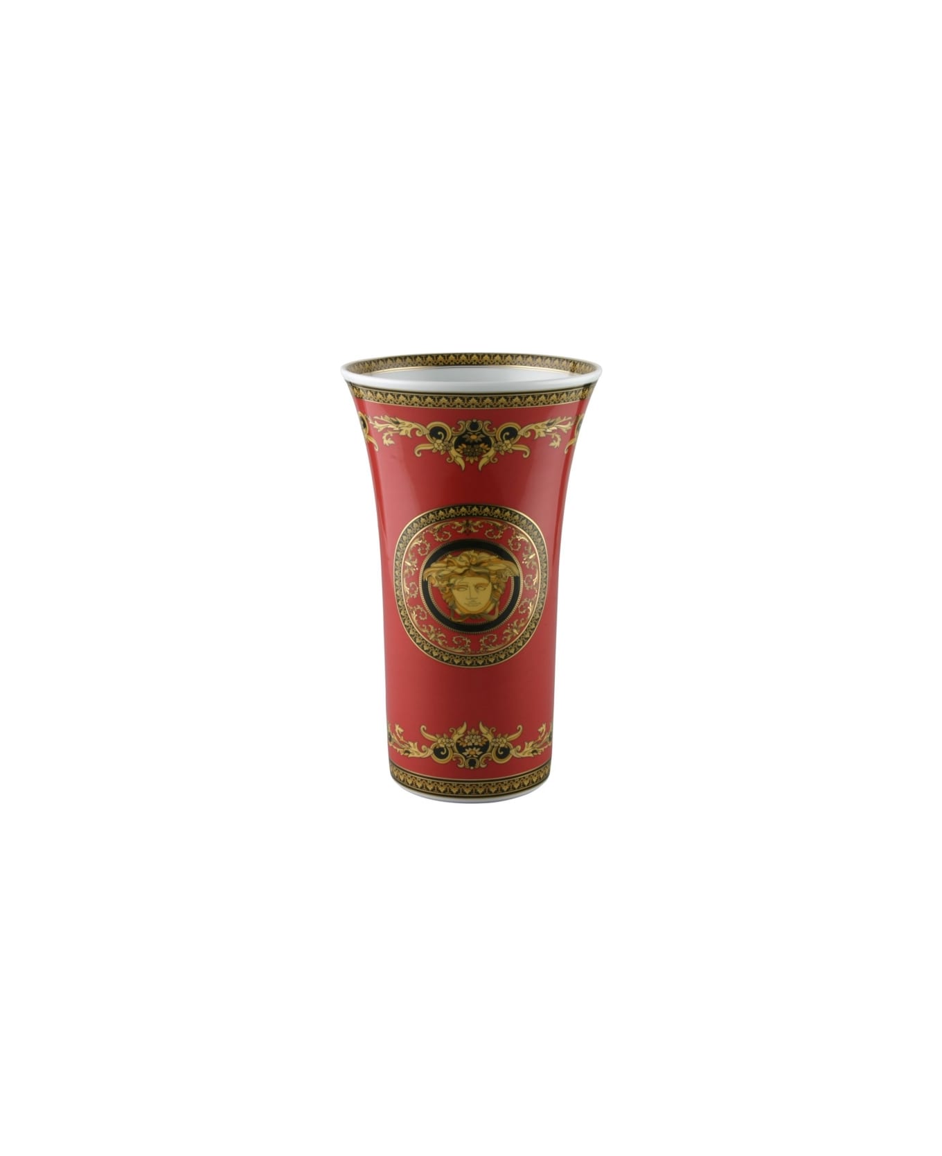 Versace Vasenserie Vaso Cm 34 - Rosso