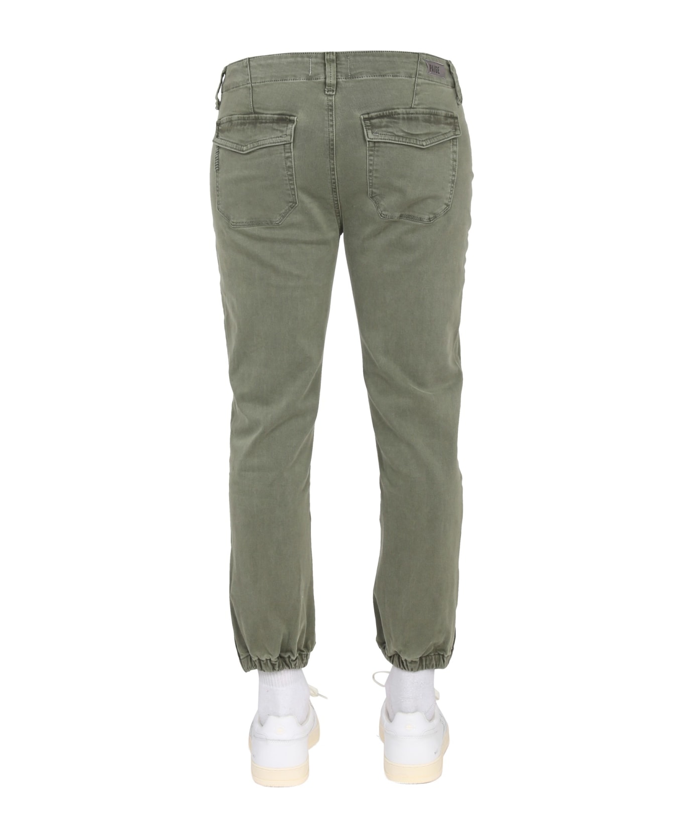 Paige Pants With Logo Patch - VERDE