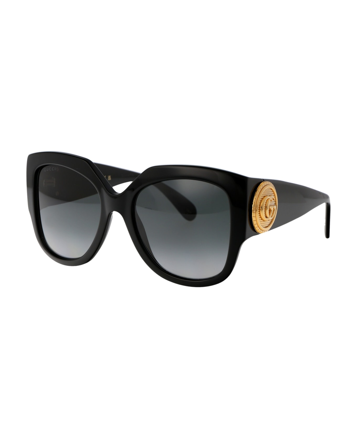 Gucci Eyewear Gg1407s Sunglasses - 001 BLACK BLACK GREY