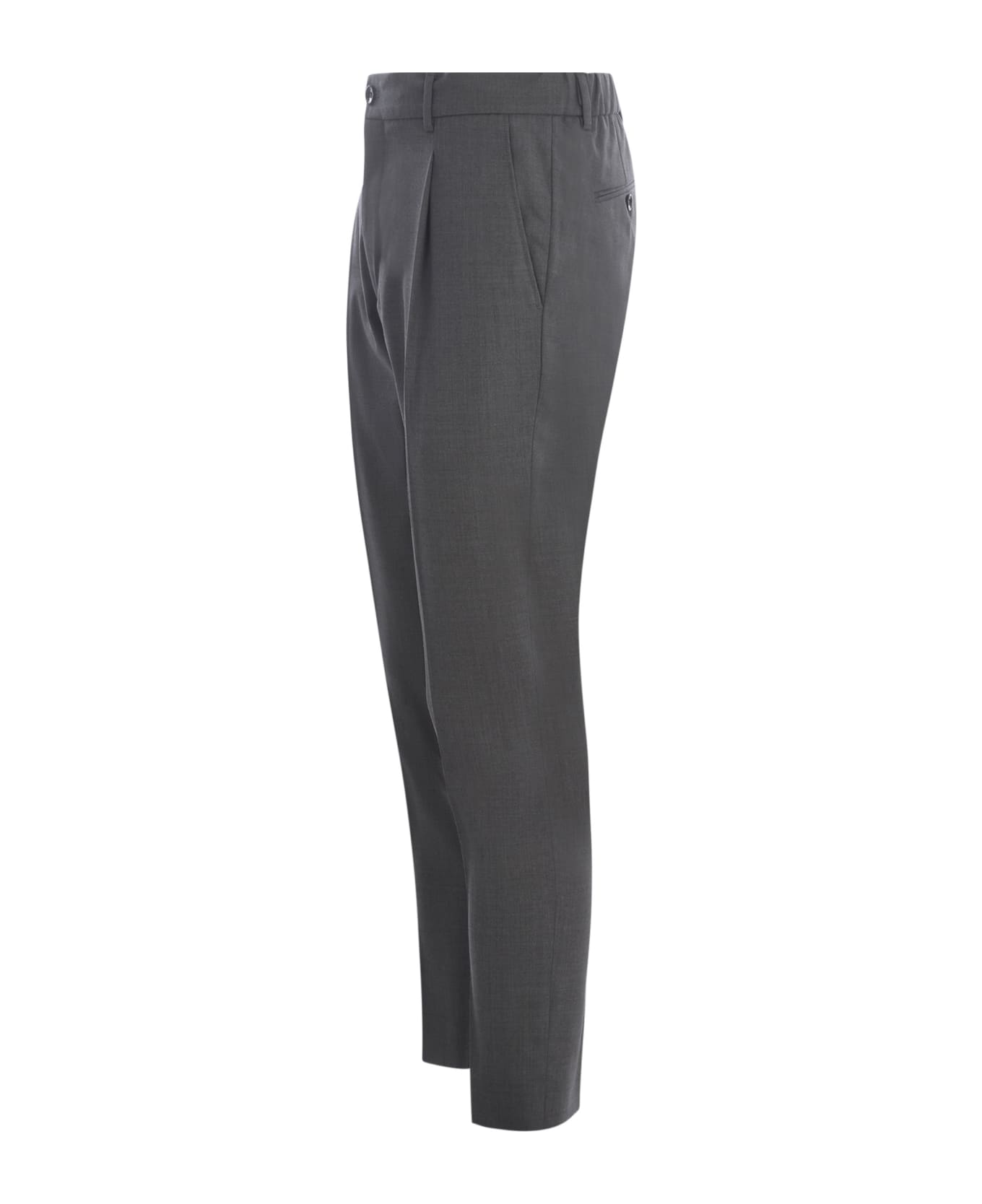 Be Able Trousers Be Able In Wool Blend - Grigio