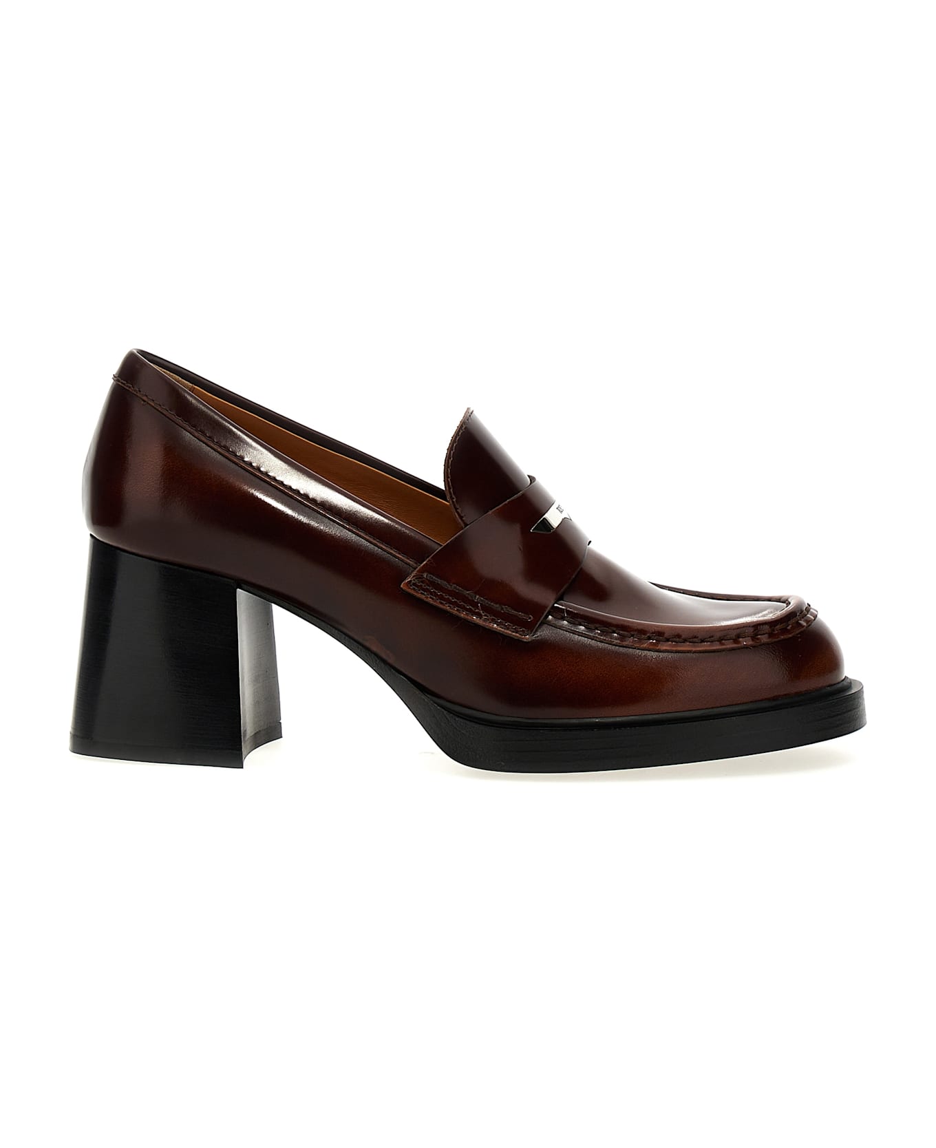 Tod's Leather Loafers - Brown ハイヒール