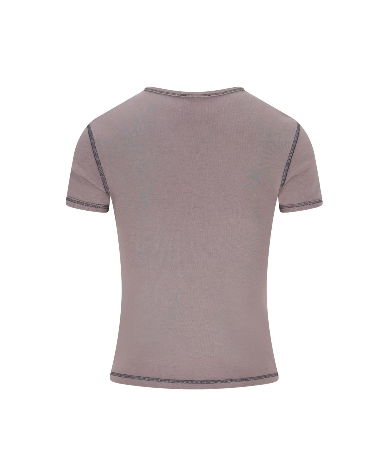 Diesel Heart Cotton T-shirt - Grey