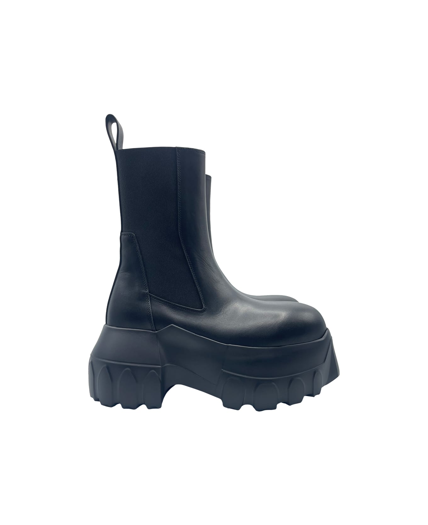 Rick Owens Beatle Mega Tractor Boots - Black