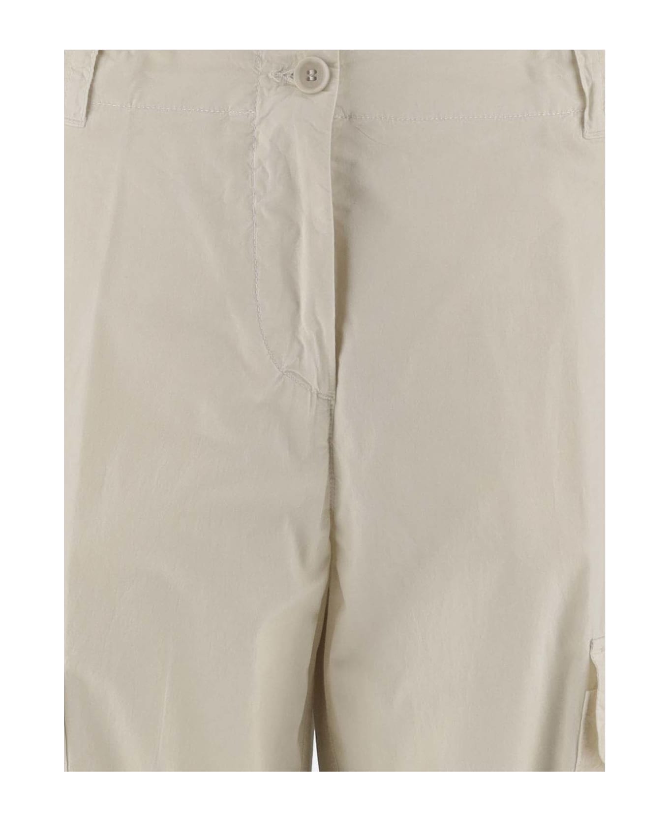 Aspesi Cotton Cargo Pants - Beige