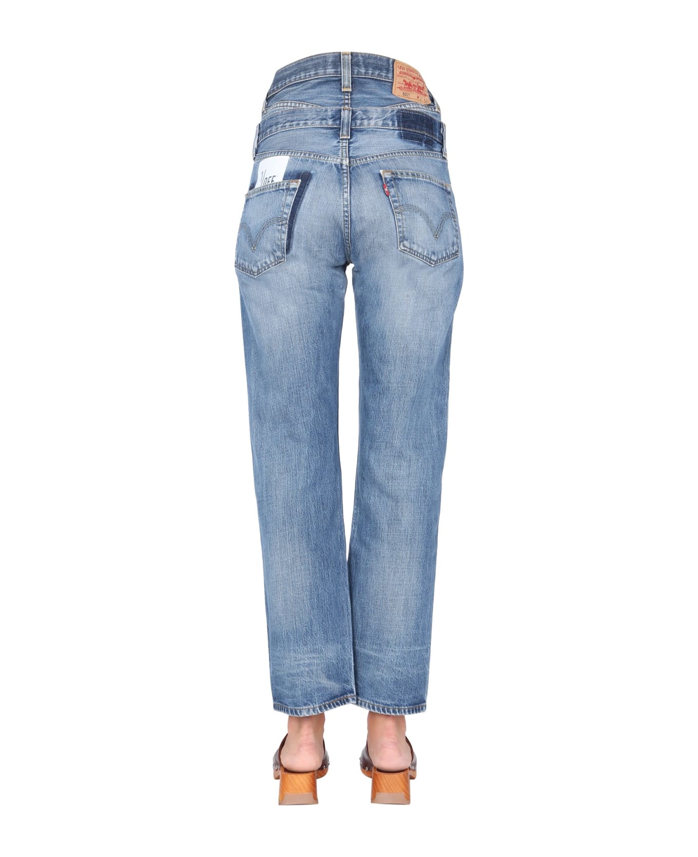 1/OFF Double Waisted Jeans - DENIM