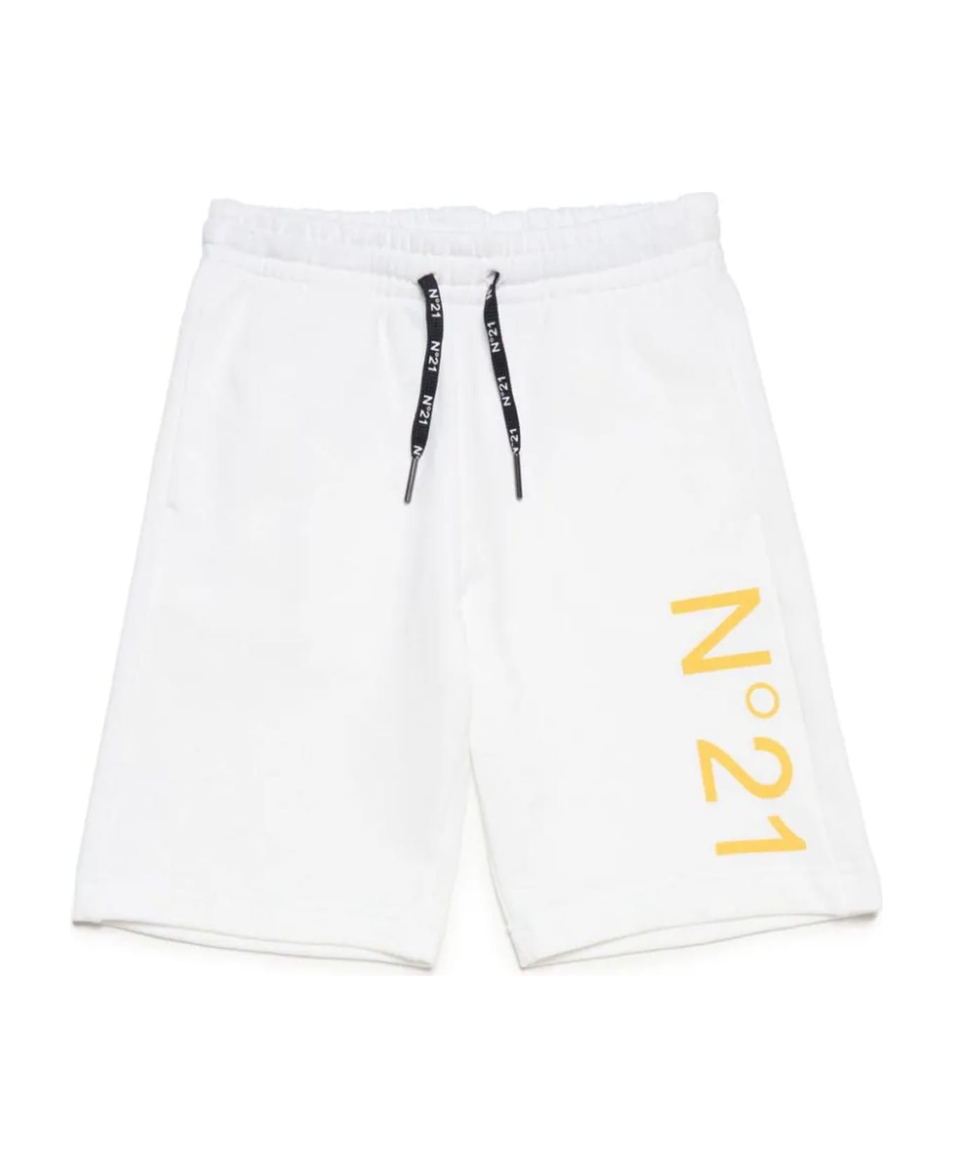N.21 N°21 Shorts White - White ボトムス