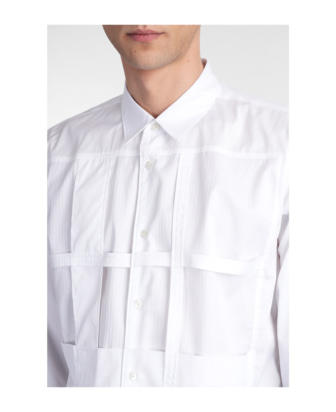 Comme des Garçons Shirt Shirt In White Cotton - white
