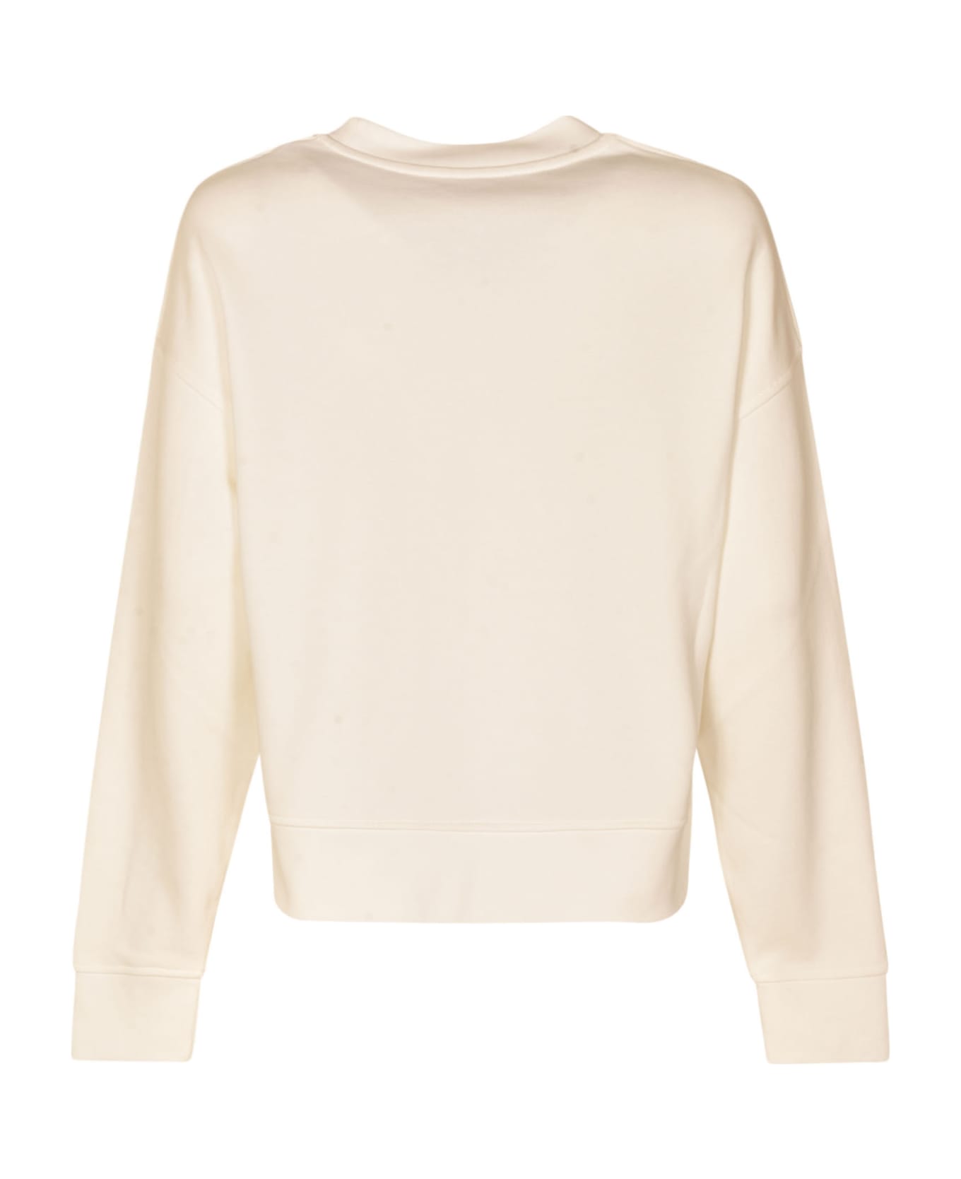 Moncler Oversized Logo Sweatshirt - White