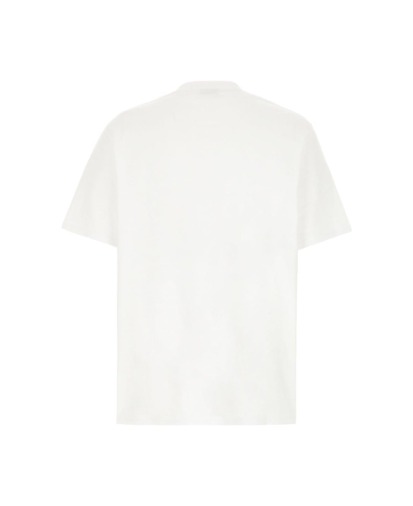 Lanvin Logo Patch Crewneck T-shirt - white