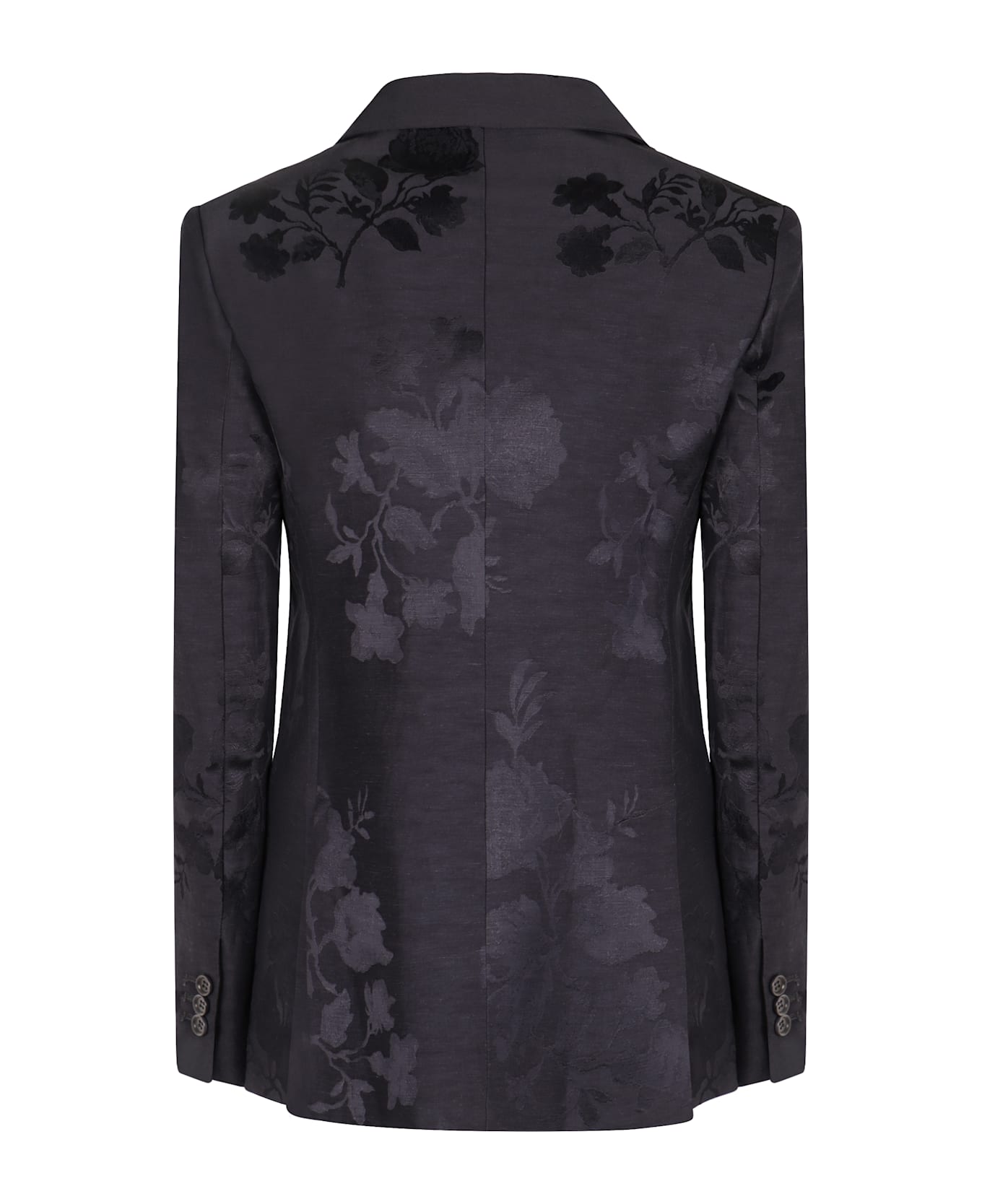 Parosh Single-breasted One Button Jacket - blue