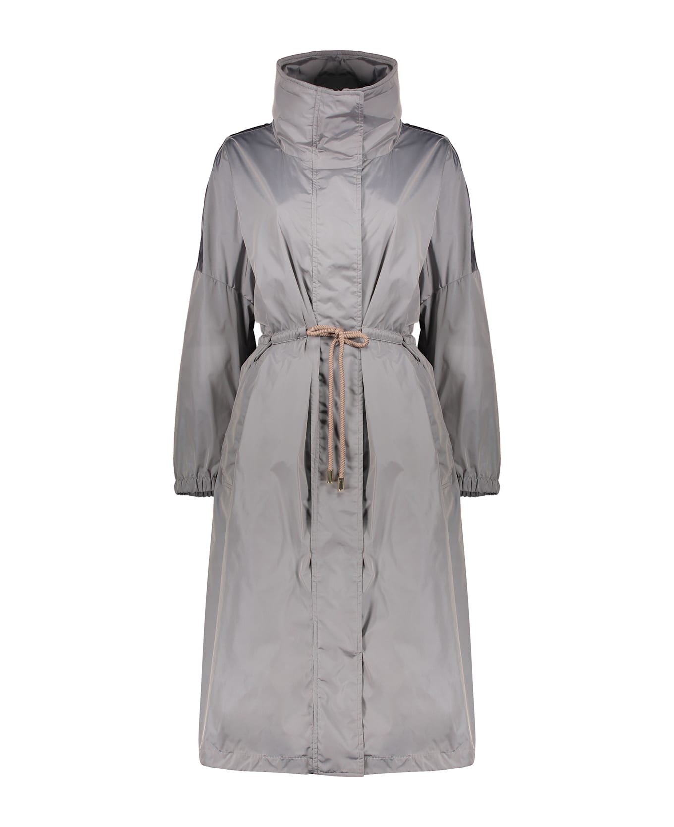 Moorer Long Parka - grey