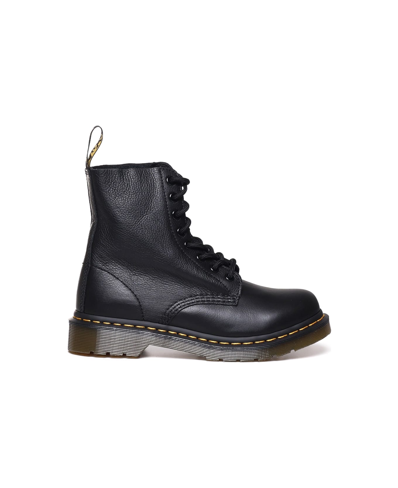 Dr. Martens 1460 Pascal Lace-up Boots In Virginia Leather - Black