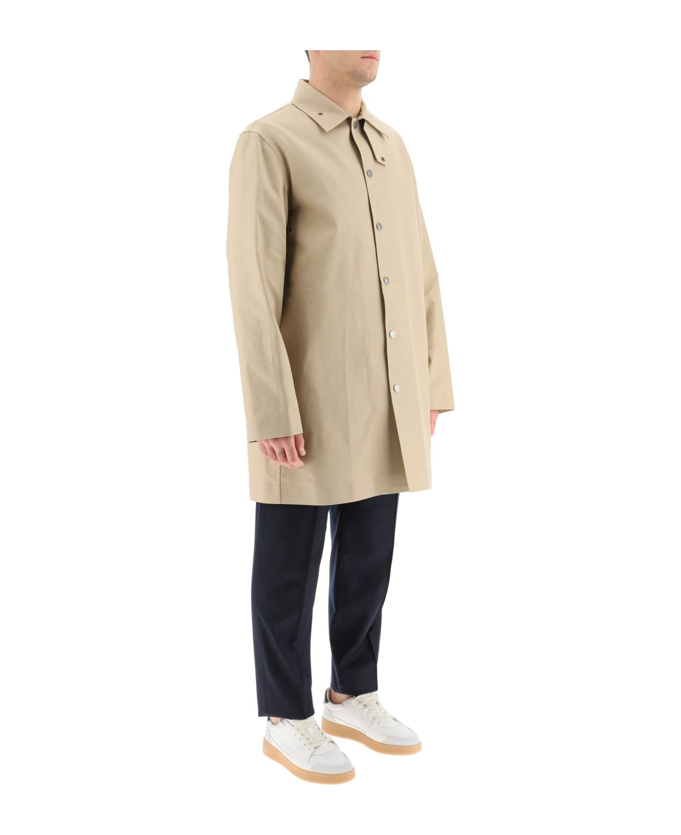 A.P.C. Beige Thibault Cotton Raincoat - BEIGE (Beige)