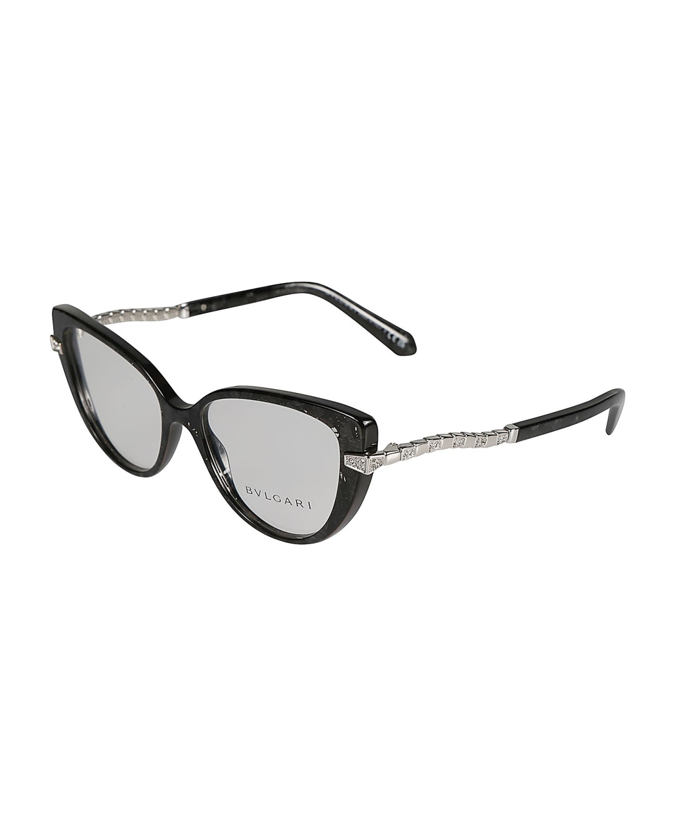 Bulgari Crystal Embellished Cat-eye Glasses - 5412 アイウェア