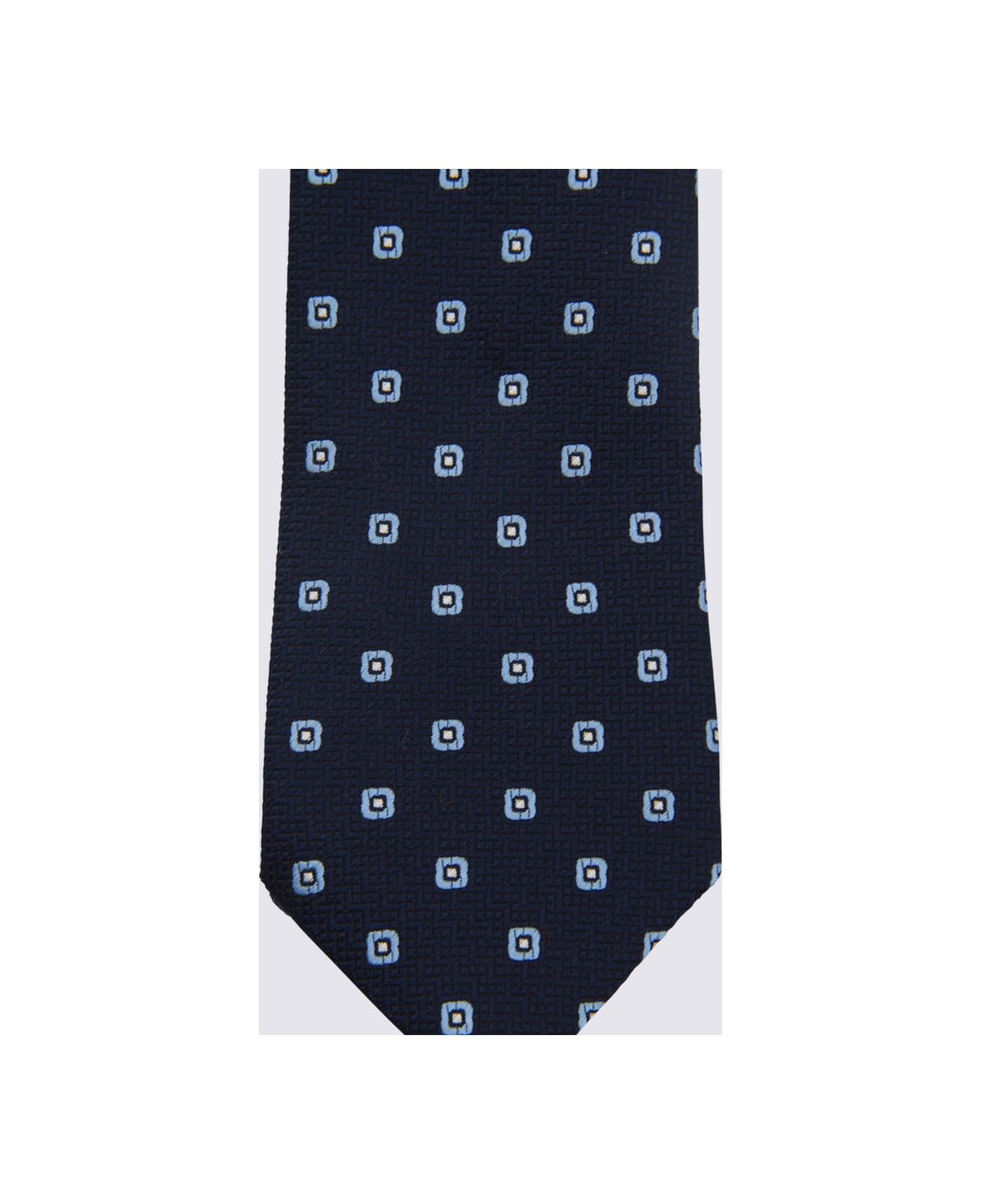 Zegna Blue Silk Tie - Blue