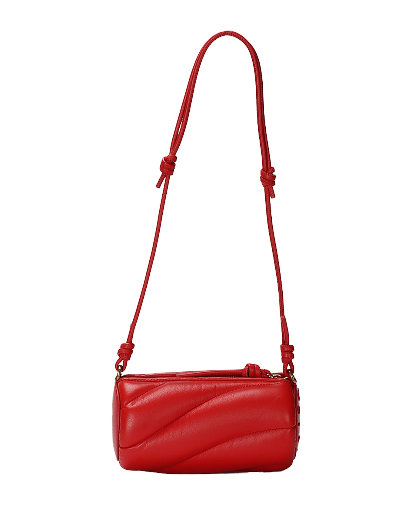 Fiorucci Red Leather Mini Mella Bag - Red