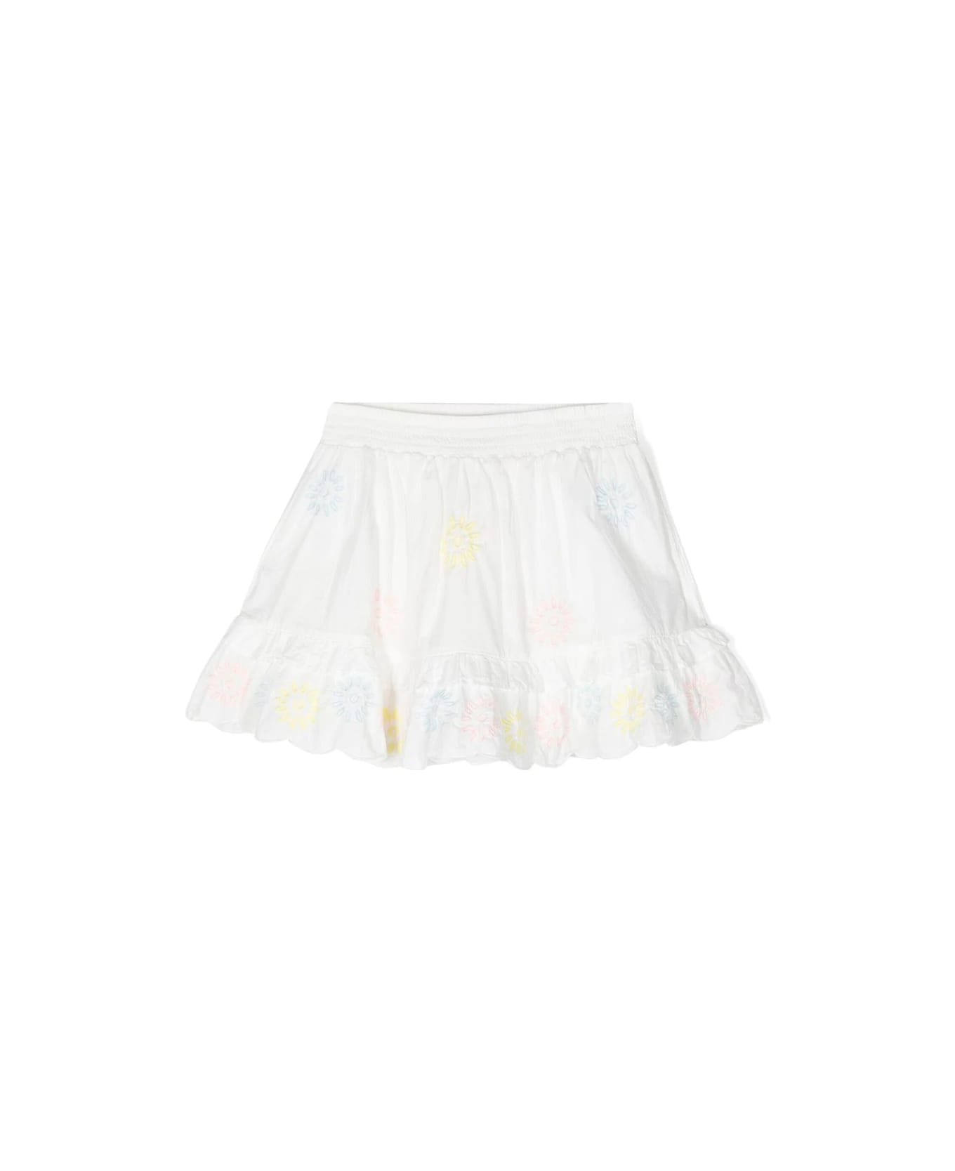Stella McCartney Kids Skirt - Em Ivory Embroidery
