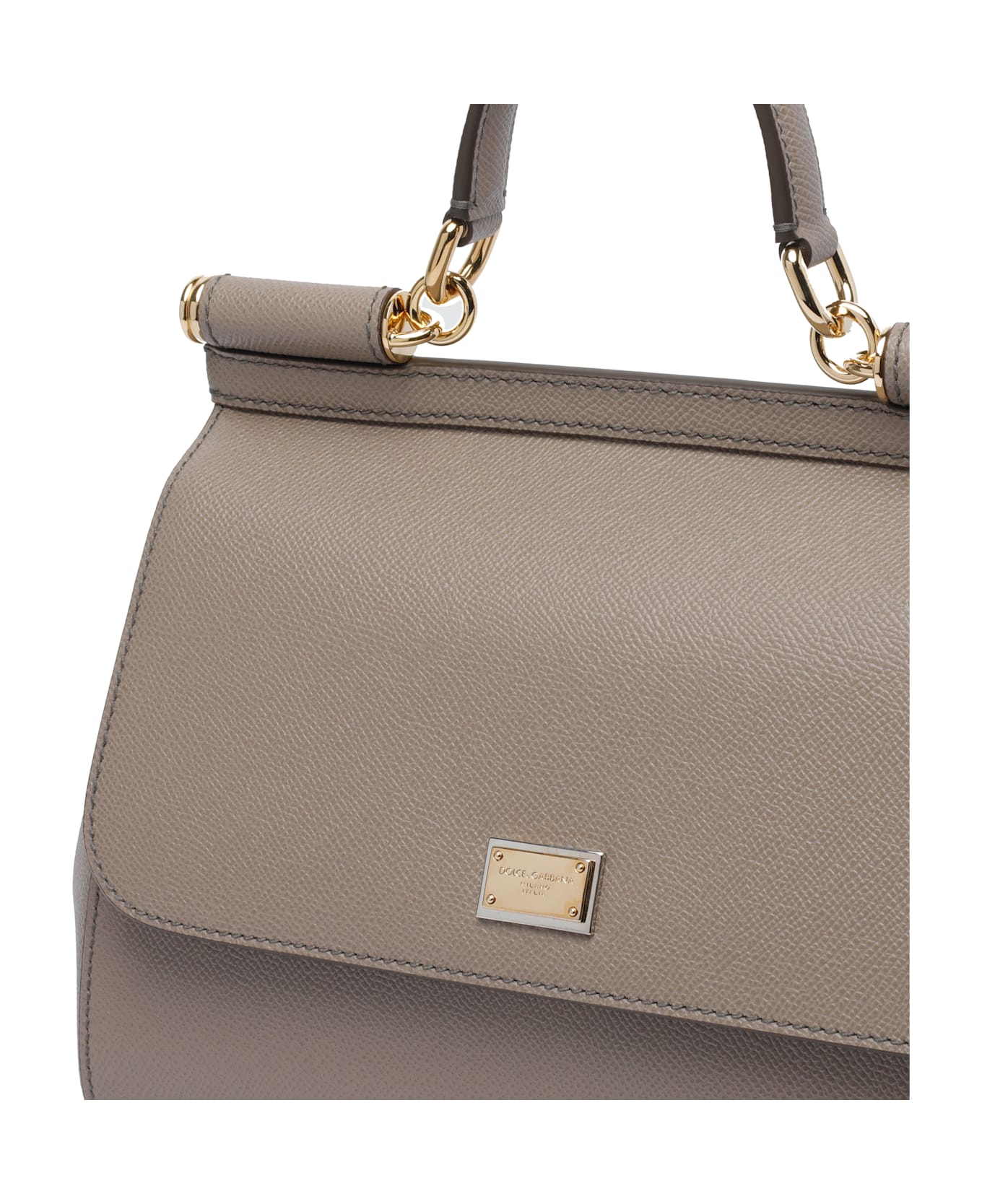 Dolce 
Gabbana Big Sicily Handbag - Grey