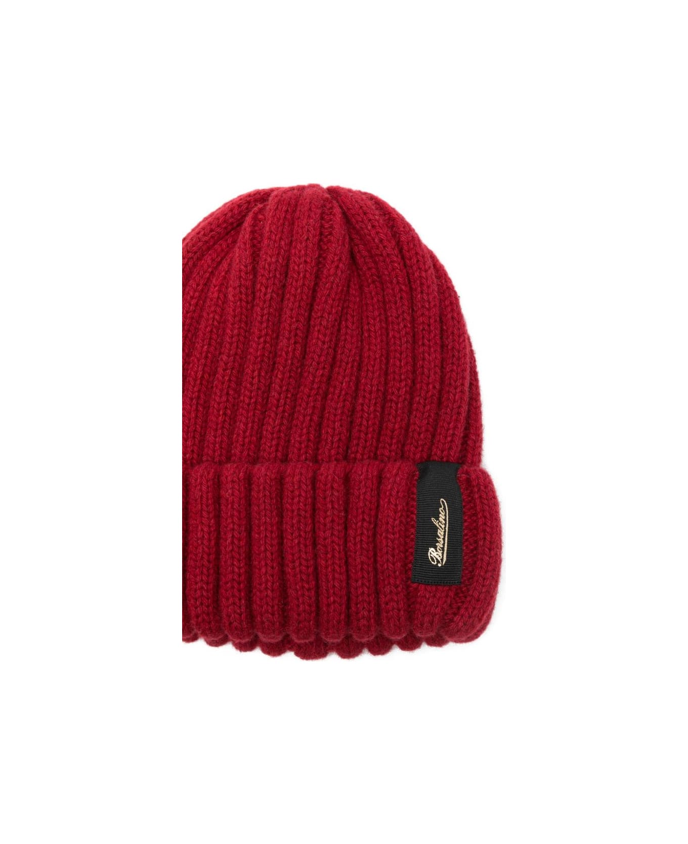 Borsalino Hill Cashmere Beanie - Bordeaux