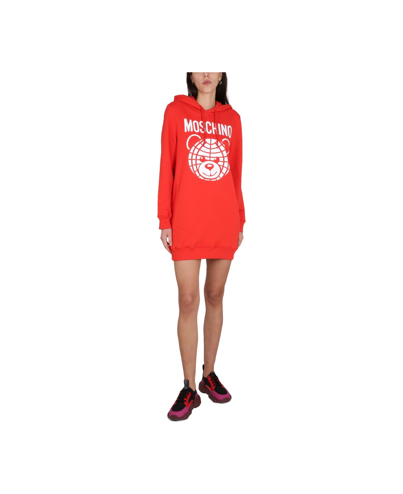 Moschino Sweatshirt With Logo Print - RED