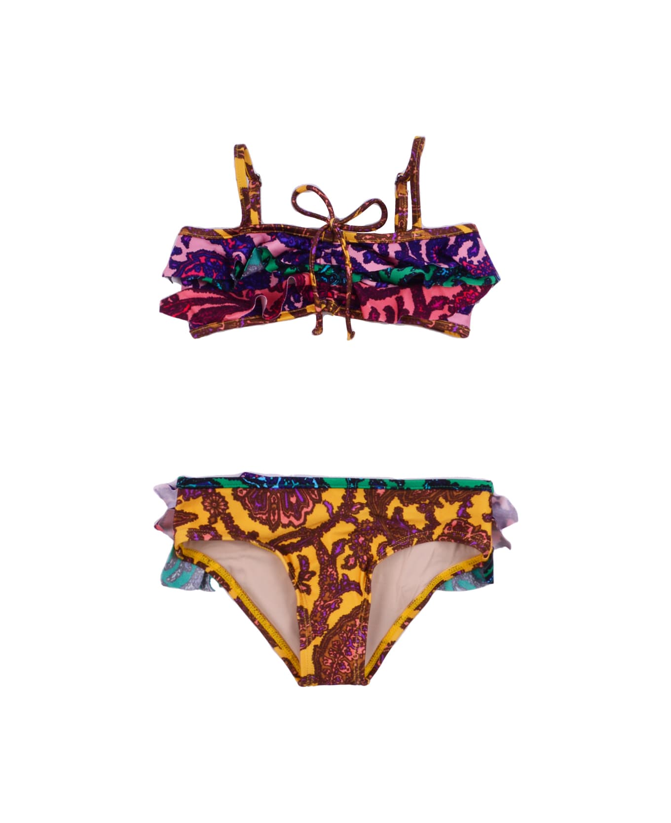 Zimmermann Bikini With Ruffles - Multicolor