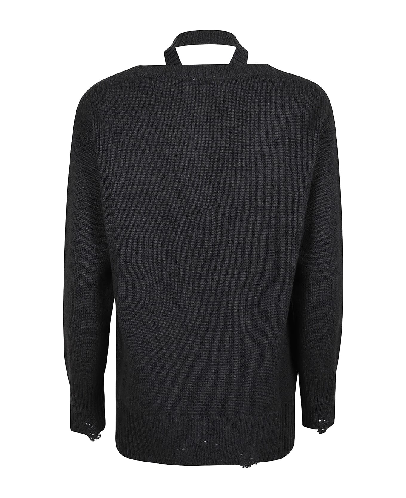 Canessa Sole V Neck Sweater - Shadow ニットウェア