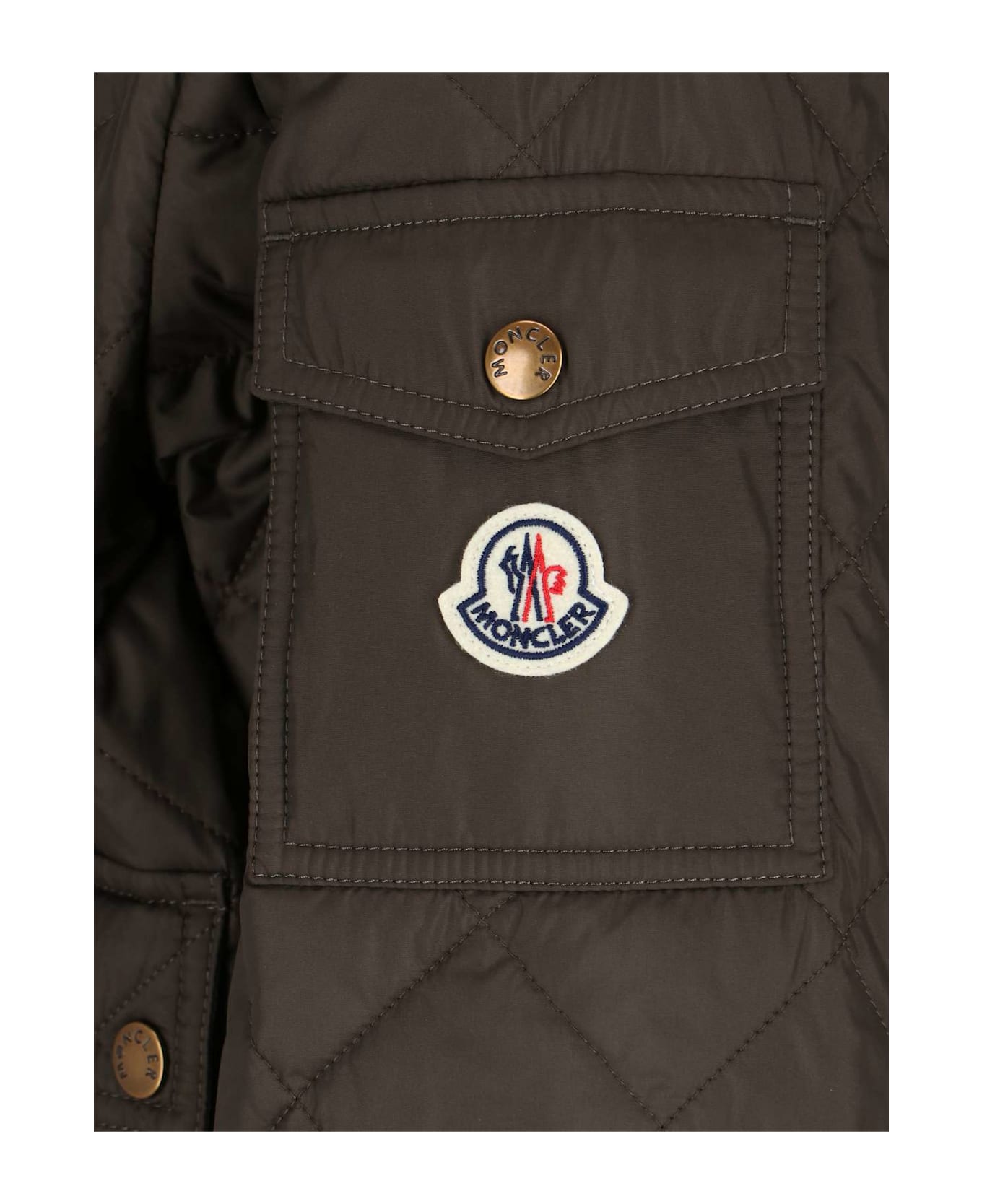 Moncler 
chitre
 Crop Shirt Jacket - Green コート＆ジャケット