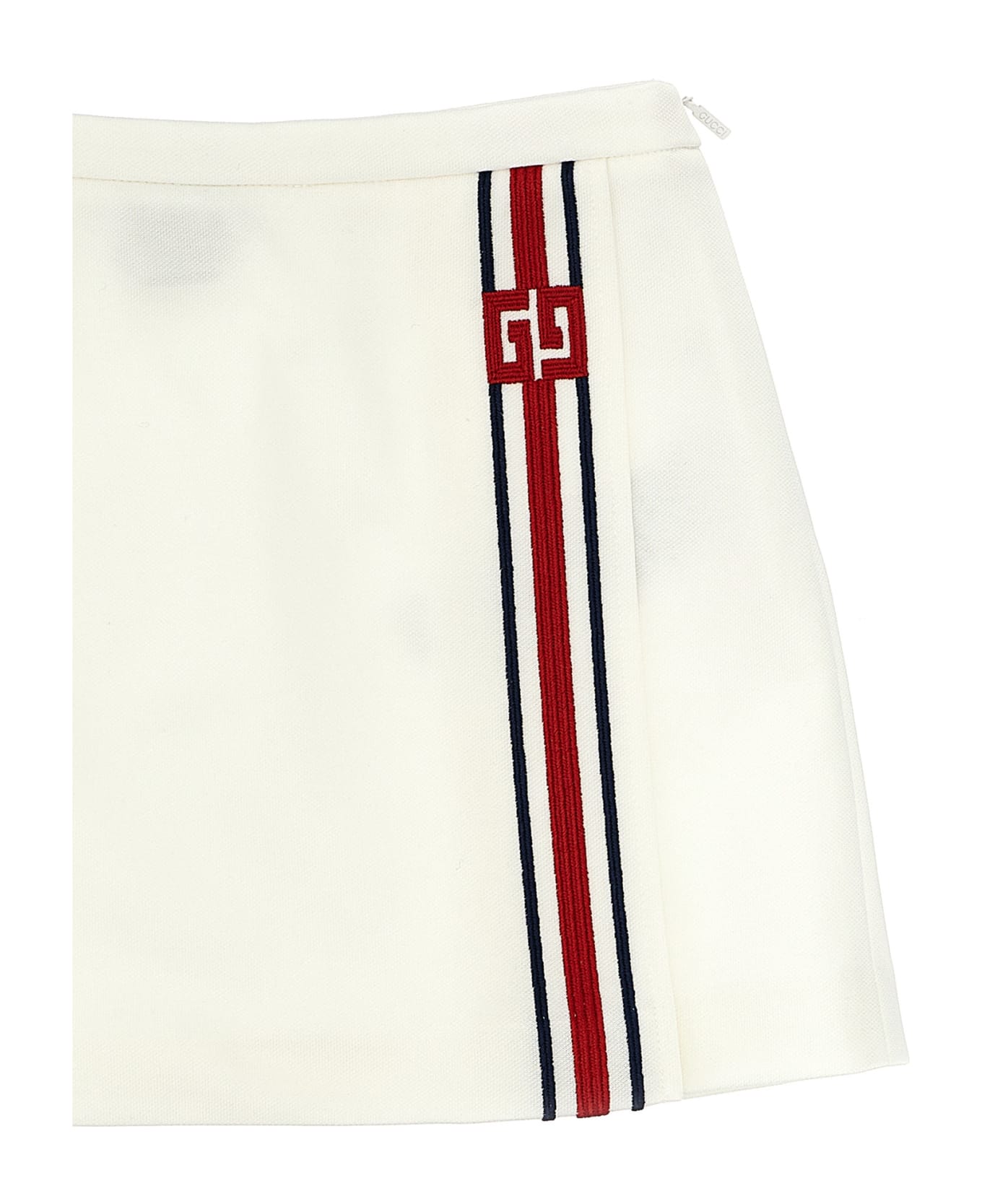 Gucci Gg Skirt - White