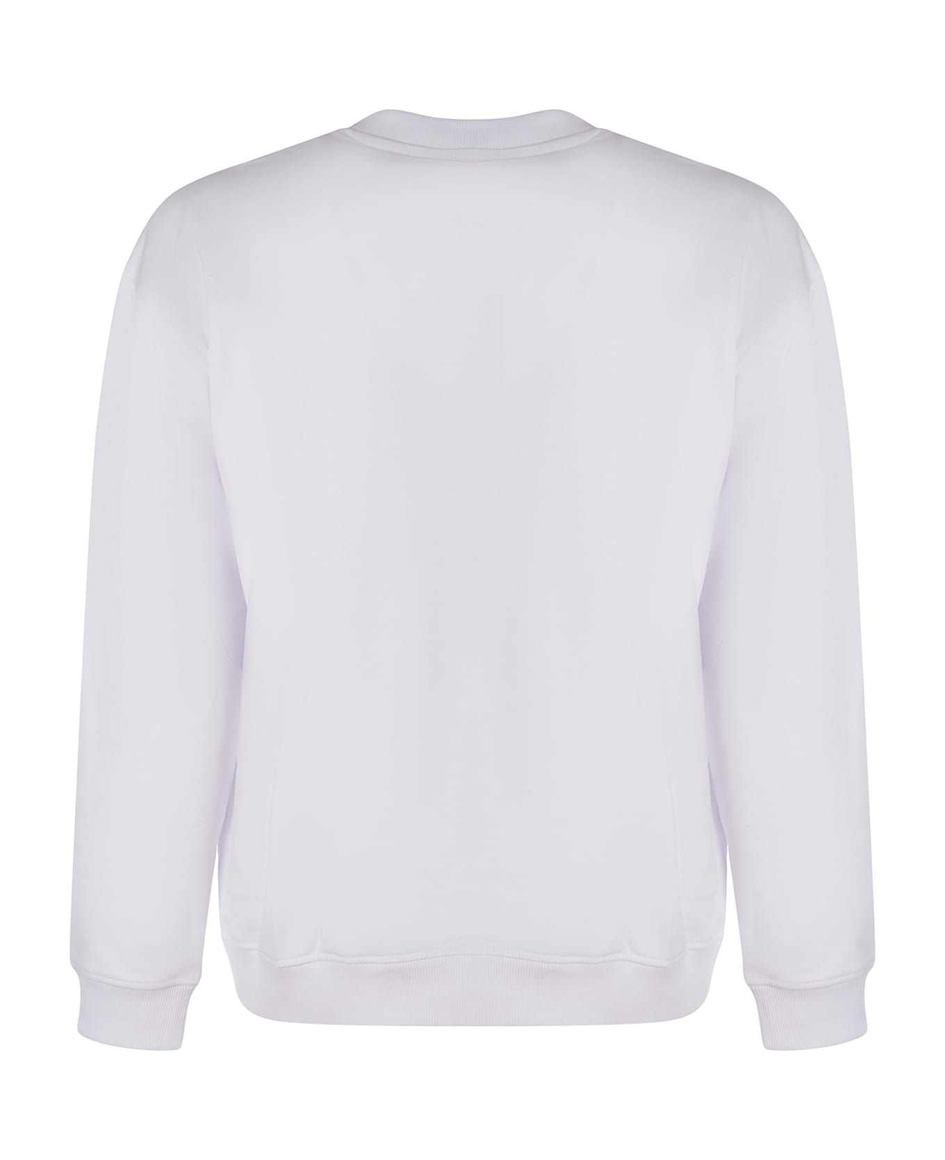 Diesel Cut-out Oval D Logo Sweatshirt - White