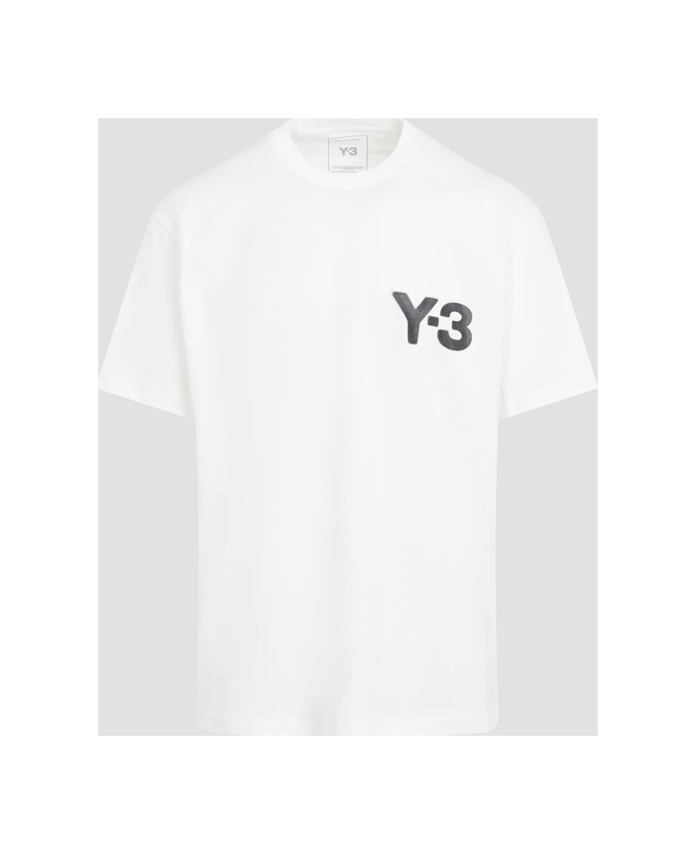 Y-3 Logo Short Sleeves Tee - Corewhite