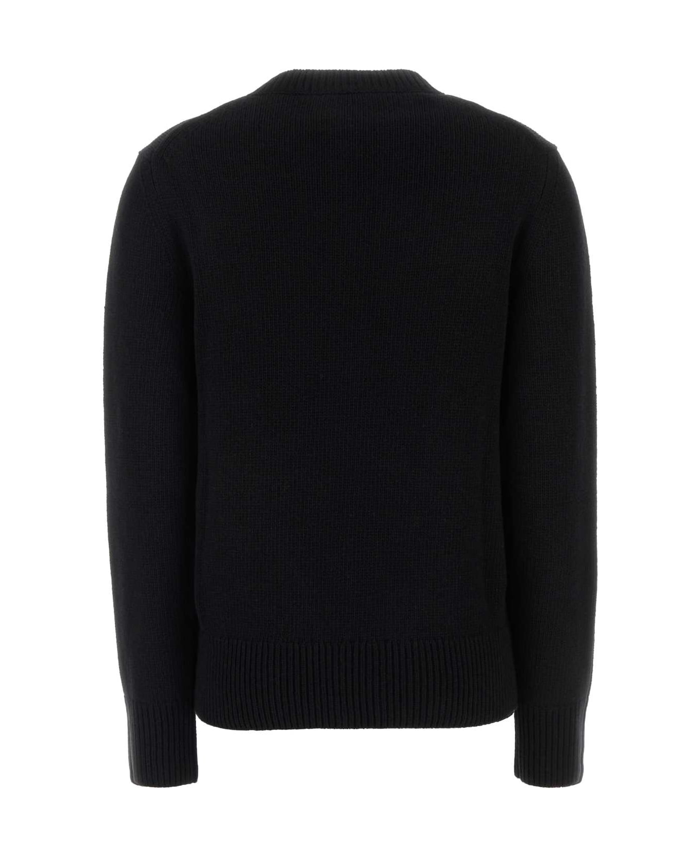 Burberry Black Wool Blend Sweater - BLACK
