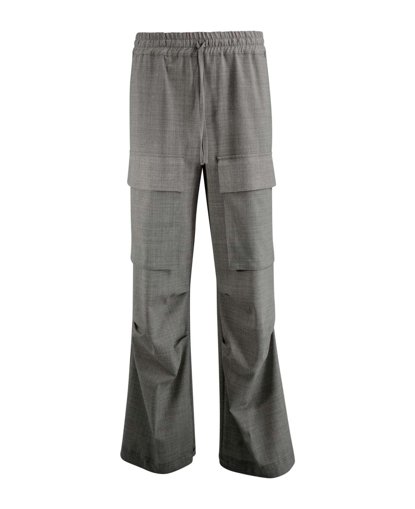 Parosh Straight-leg Cargo Trousers - Grey