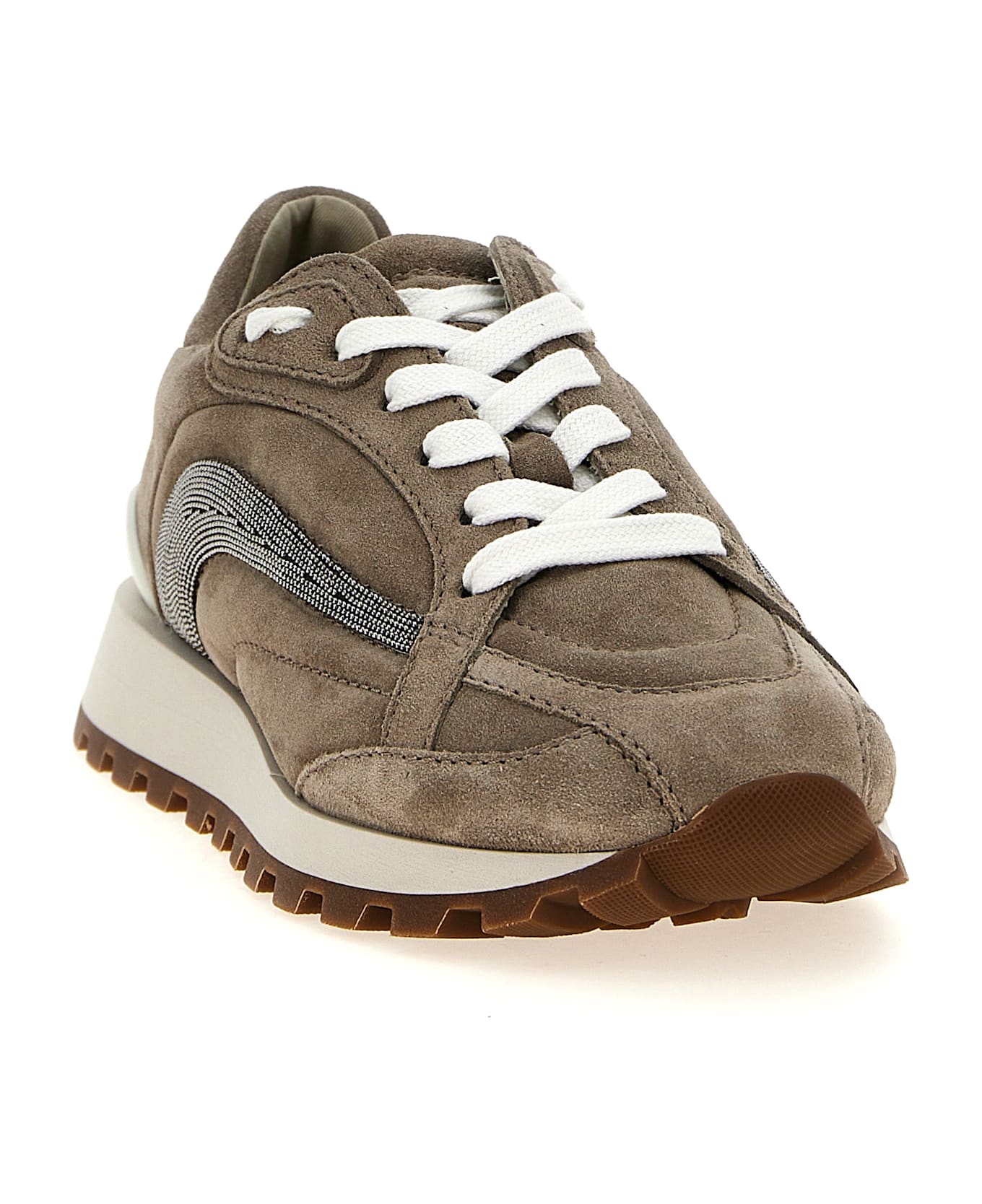 Brunello Cucinelli 'monile' Sneakers - Beige