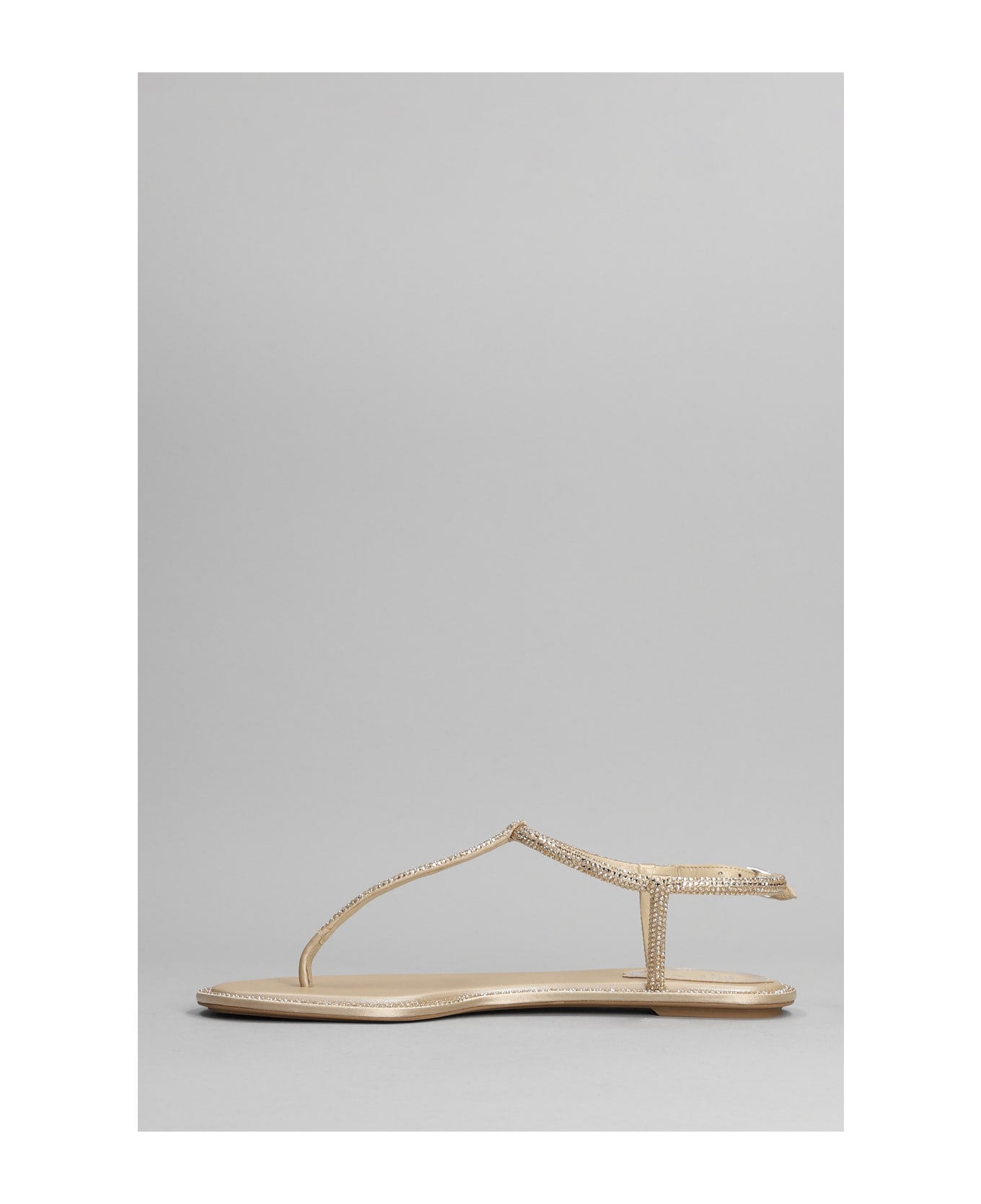 René Caovilla Renè Caovilla Diana Embellished Thong Sandals - Marrone