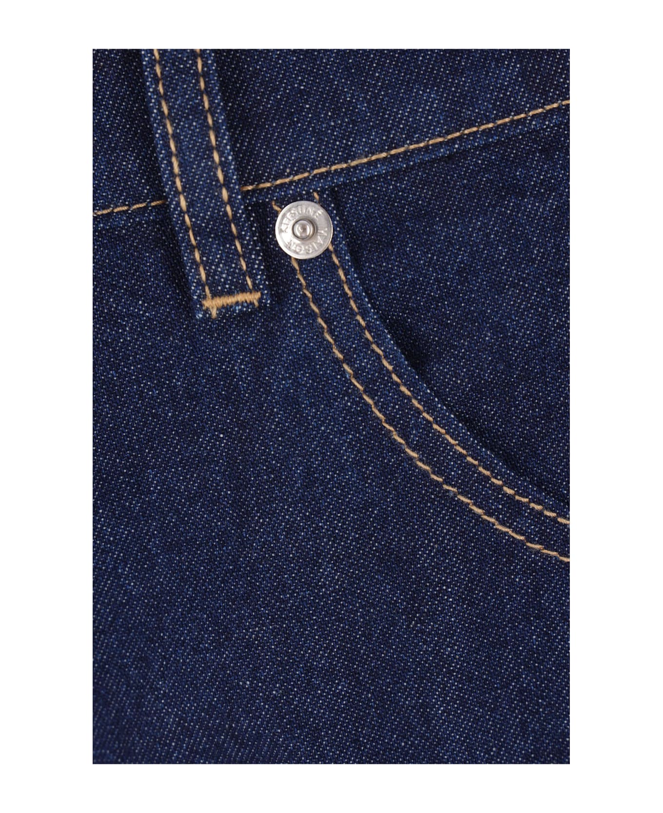 Maison Kitsuné Straight-leg Jeans In Denim - Blue