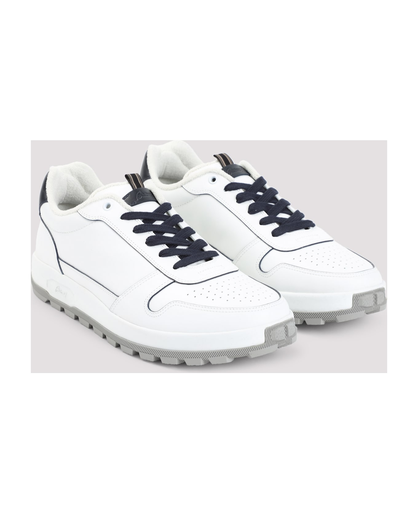 Brioni Golf Sneakers - White Midnight Blue
