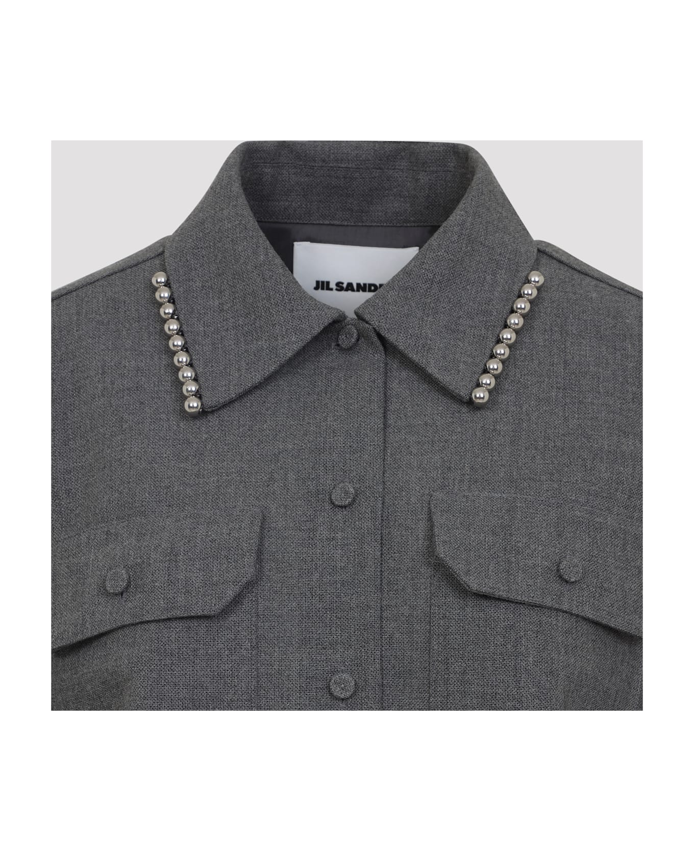 Jil Sander Wool Shirt - Volcanic Glass