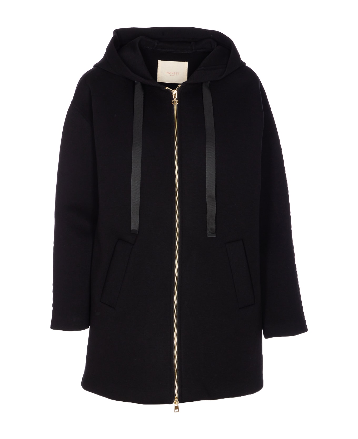 TwinSet Hooded Jacket - Black