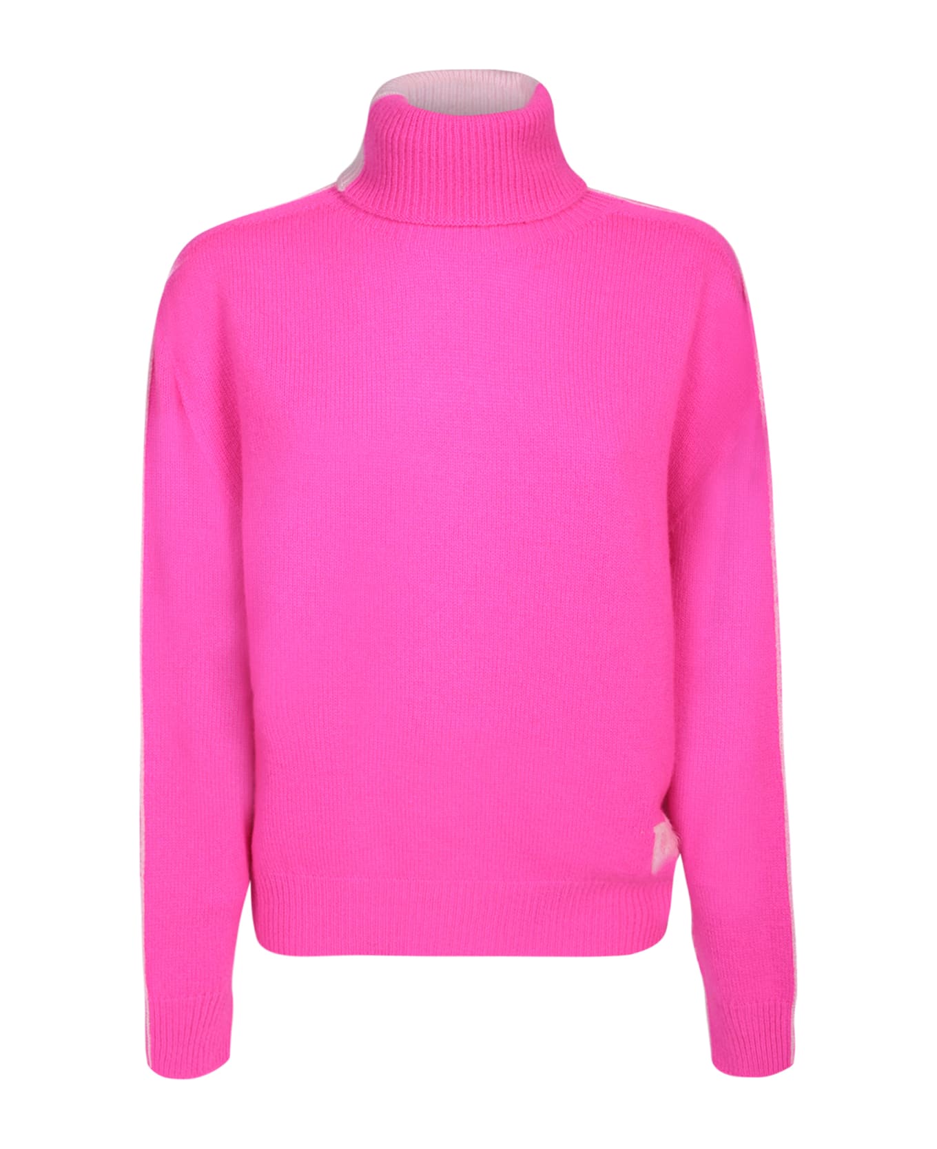 Dsquared2 Turtleneck Sweater "two-tone" In Wool And Cashmere - 961