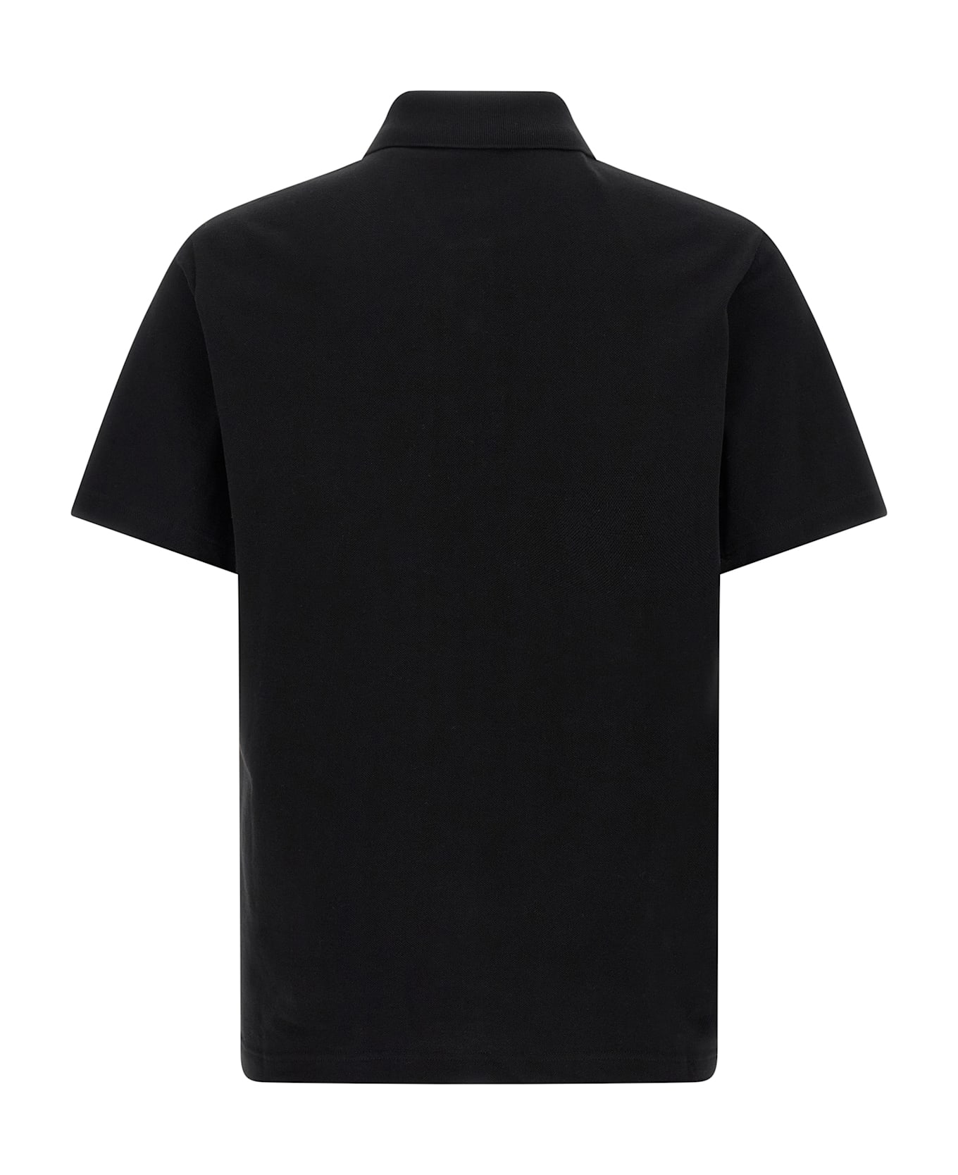 Fendi Piquet Polo Shirt - Black  