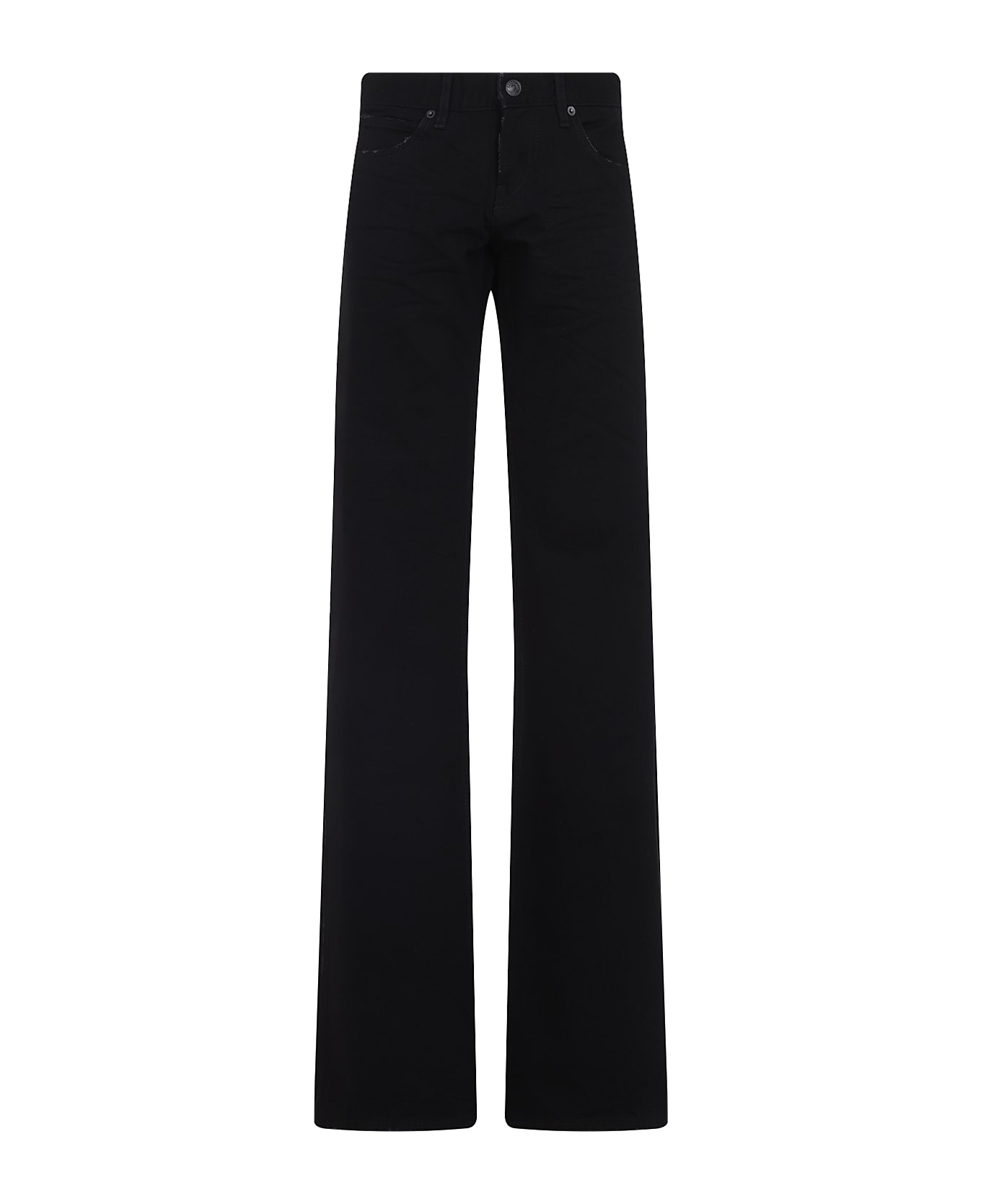 Balenciaga Low Waist Jeans - Black