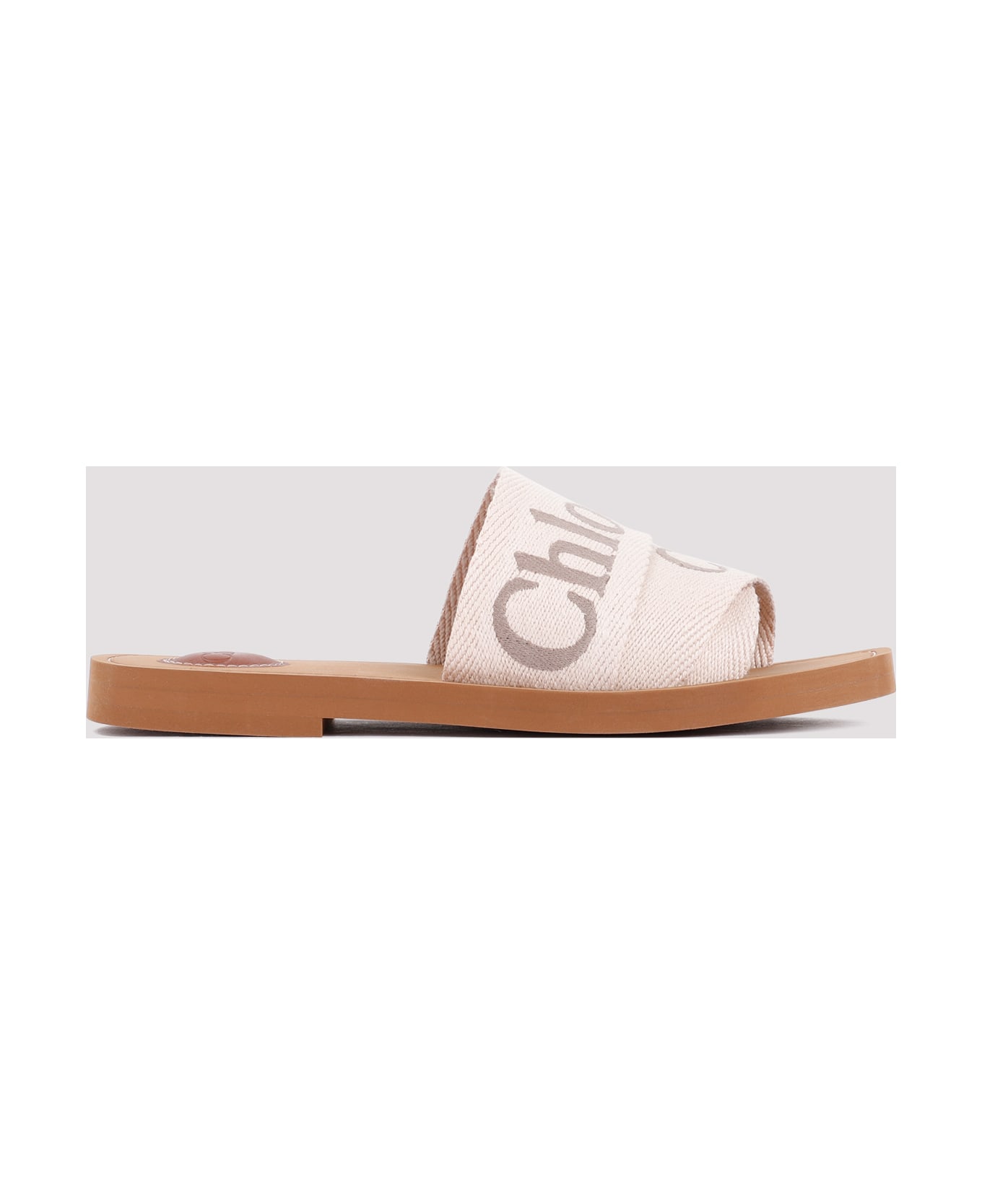 Chloé Woody Flat Mules - Y Blushy Beige