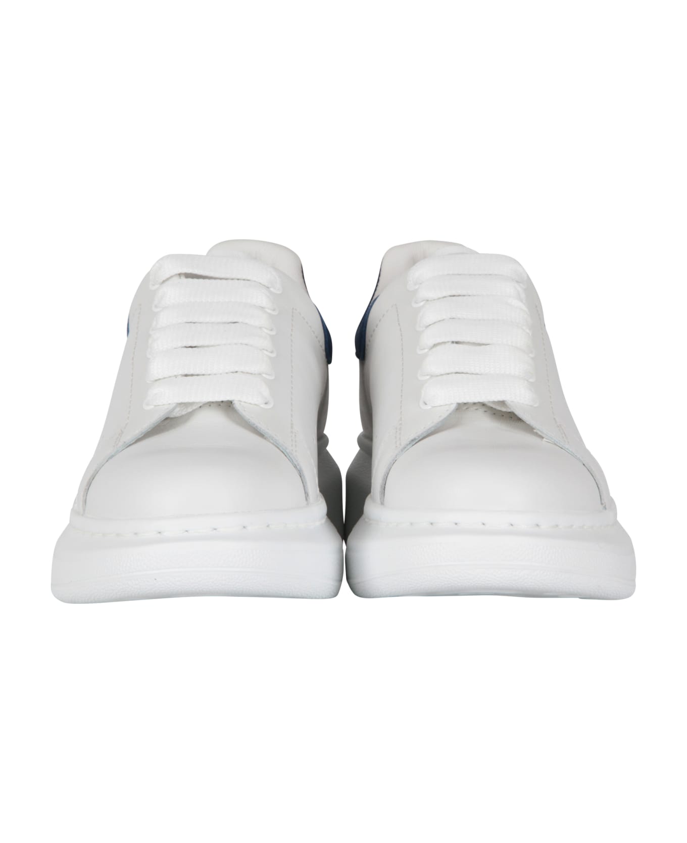 Alexander McQueen White Sneakers For Kids - White