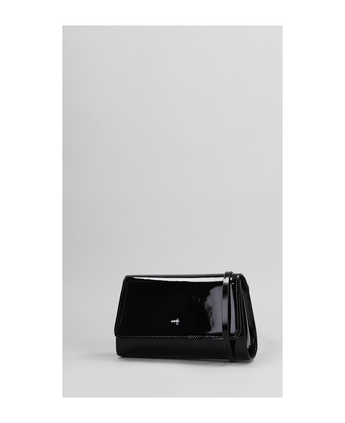 Giuseppe Zanotti Cleopatra Clutch In Black Patent Leather - black